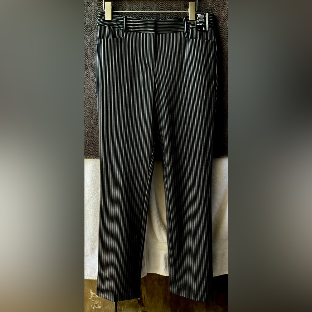 New York & Company Pinstriped Skinny Pants